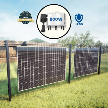 Preview: Solarzaun Horizontale Plattenausrichtung Preview: Wechselrichter für Patonia Premium Solaranlage 750W